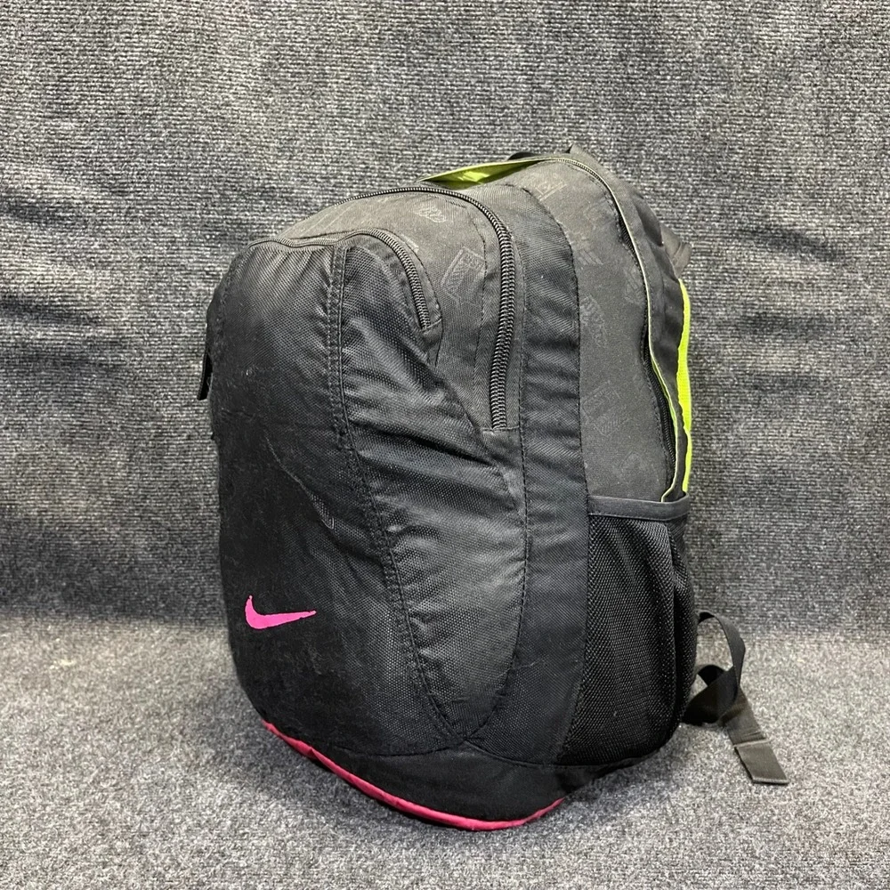 Nike BA4325-068 Black Neon Pink‎ Brasilia Training Backpack Athletic School Bag